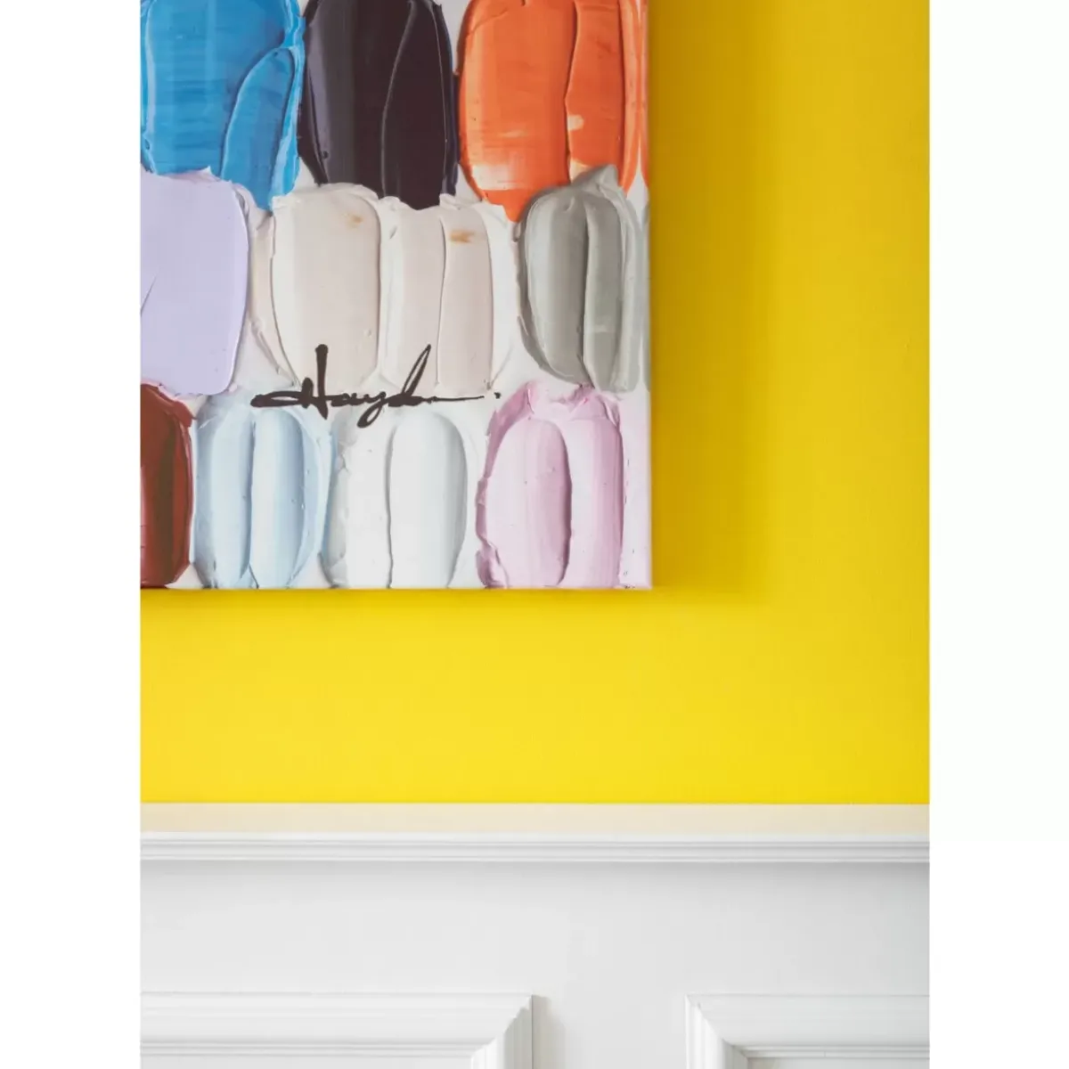 KARE Design Bild Touched Colorful Dots 140X200Cm- Bilder