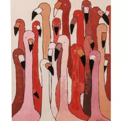 KARE Design Bild Touched Flamingo Meeting 120X90Cm- Bilder