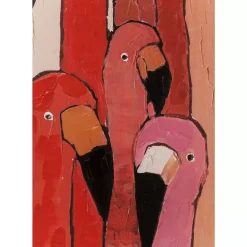 KARE Design Bild Touched Flamingo Meeting 120X90Cm- Bilder