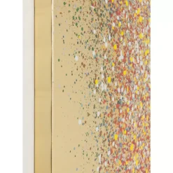 KARE Design Bild Touched Flower Boat Gold Rot 120X160Cm- Bilder