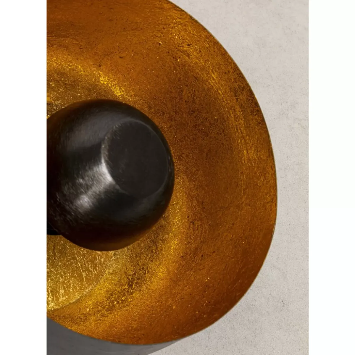 KARE Design Bodenleuchte Apollon Smooth Schwarz O28Cm- Steh & Bodenleuchten