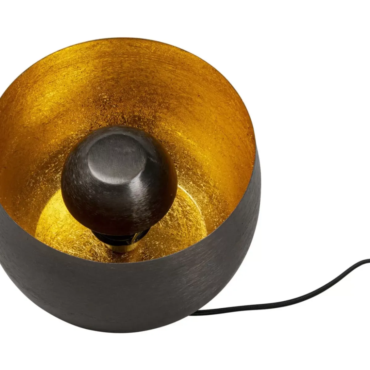 KARE Design Bodenleuchte Apollon Smooth Schwarz O28Cm- Steh & Bodenleuchten