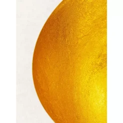 KARE Design Bodenleuchte Apollon Smooth Gold O35Cm- Steh & Bodenleuchten