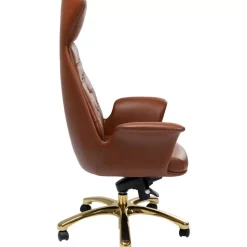 KARE Design Burodrehstuhl Brady Messing- Stühle