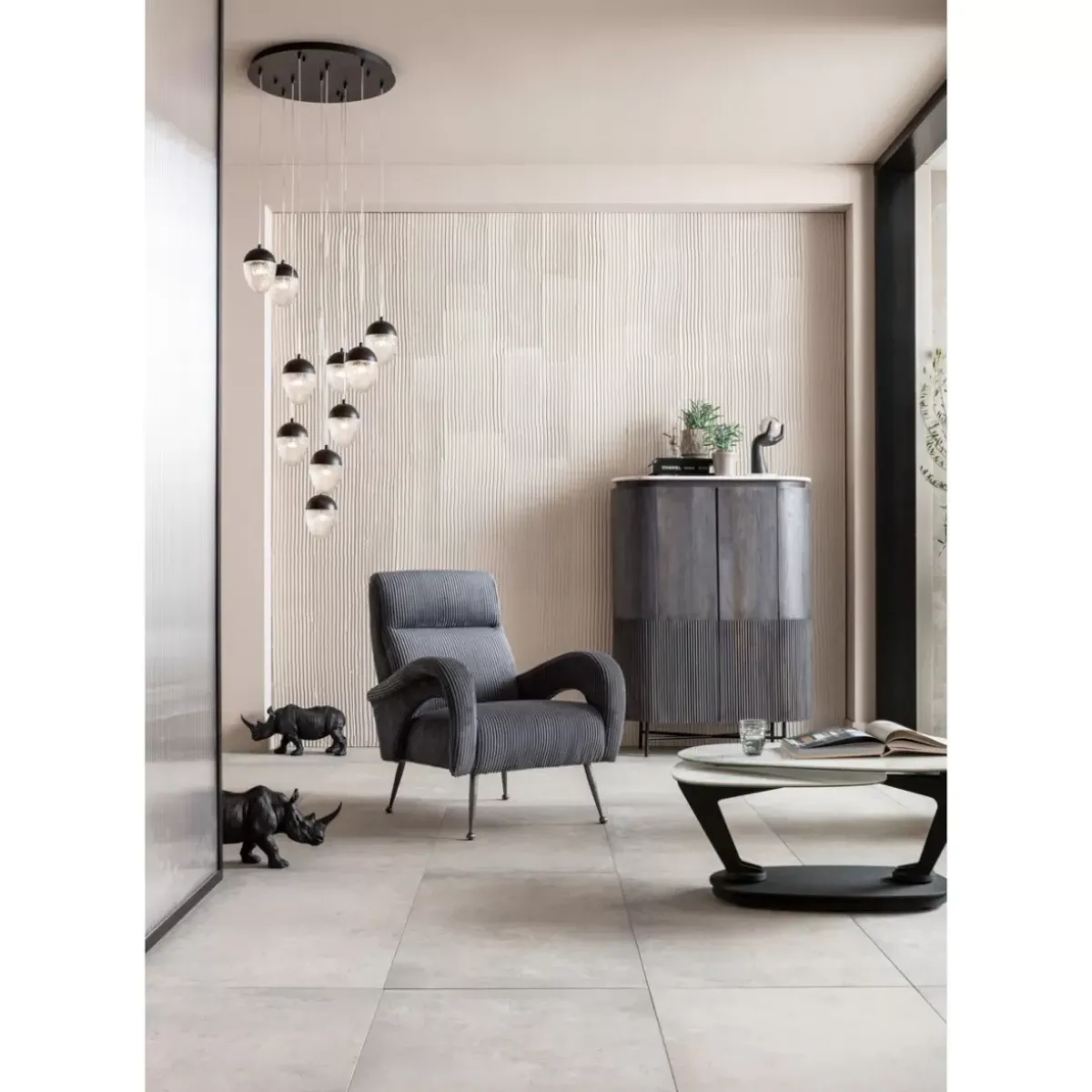 KARE Design Couchtisch Franklin Weis 150X58Cm- Tische