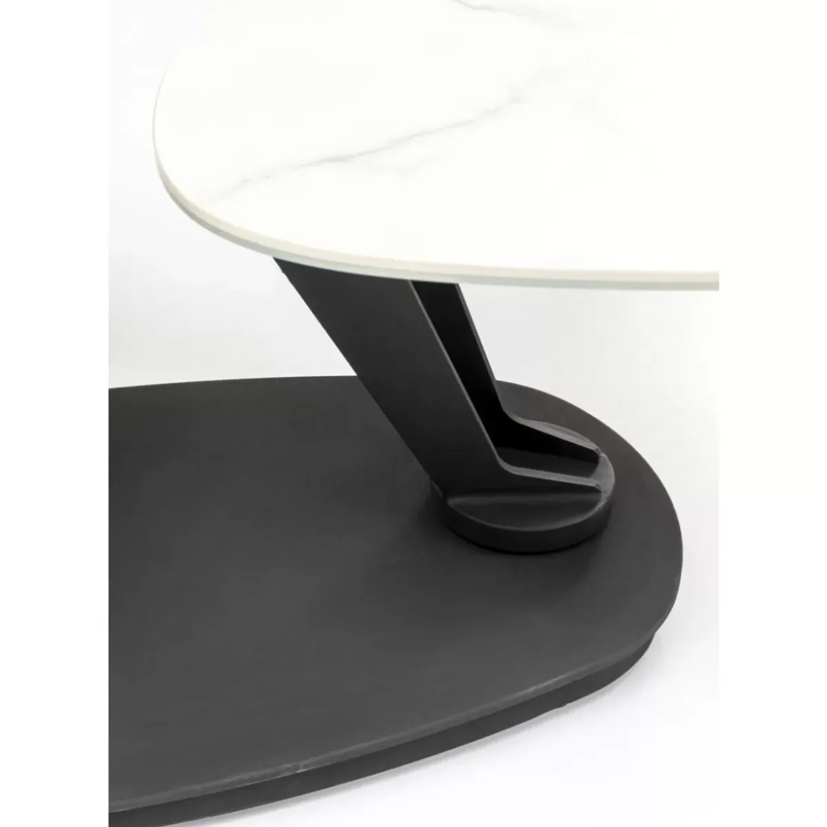 KARE Design Couchtisch Franklin Weis 150X58Cm- Tische