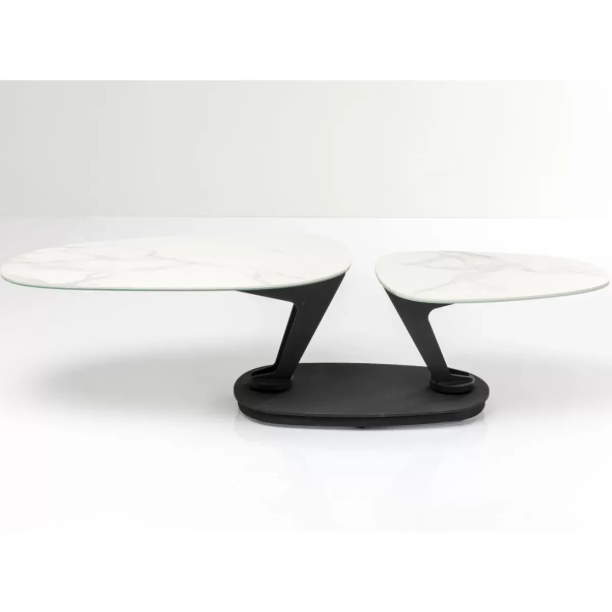 KARE Design Couchtisch Franklin Weis 150X58Cm- Tische