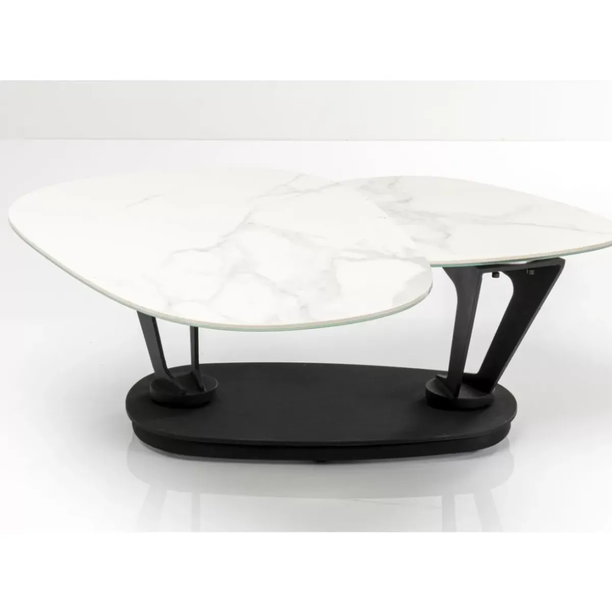 KARE Design Couchtisch Franklin Weis 150X58Cm- Tische