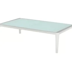 KARE Design Couchtisch Tiki Weiss- Outdoormöbel