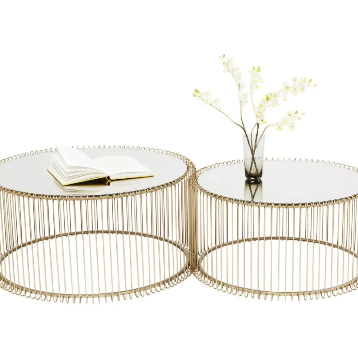 KARE Design Couchtisch Wire Messing (2/Set)- Tische