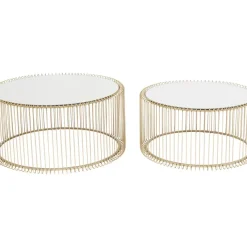 KARE Design Couchtisch Wire Messing (2/Set)- Tische