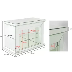 KARE Design Deko Kamin Crystal 71X70Cm- Kleinmöbel & Sonstiges