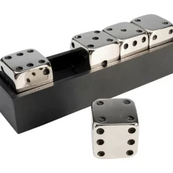 KARE Design Deko Objekt Dices Silber 20X6Cm- Sonstiges & Zubehör Accessoires