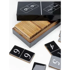 KARE Design Deko Objekt Domino Schwarz 24X7Cm- Sonstiges & Zubehör Accessoires