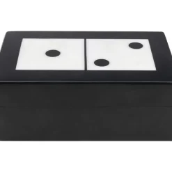 KARE Design Deko Objekt Domino Schwarz/Weis 14X5Cm- Sonstiges & Zubehör Accessoires