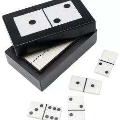 KARE Design Deko Objekt Domino Schwarz/Weis 14X5Cm- Sonstiges & Zubehör Accessoires