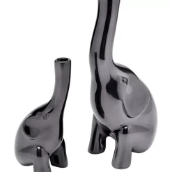 KARE Design Deko Vase Buddy Anthrazit (2/Set)- Vasen