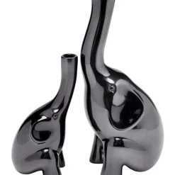 KARE Design Deko Vase Buddy Anthrazit (2/Set)- Vasen