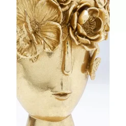 KARE Design Deko Vase Flowercrown Gold 20Cm- Vasen