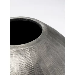 KARE Design Deko Vase Sacramento Carving Silber Antik 30Cm- Vasen