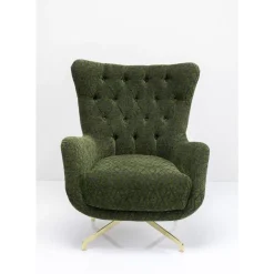 KARE Design Drehsessel Bellini Grun- Sessel