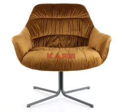 KARE Design Drehsessel Bristol Gelb- Sessel
