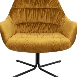 KARE Design Drehsessel Bristol Gelb- Sessel