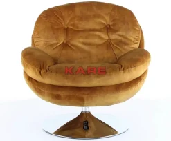 KARE Design Drehsessel Cosy Amber- Sessel