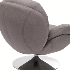 KARE Design Drehsessel Cosy Grau- Sessel