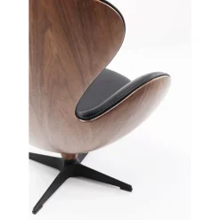 KARE Design Drehsessel Lounge Black Walnut- Sessel