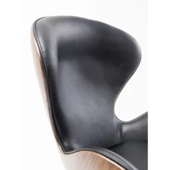 KARE Design Drehsessel Lounge Black Walnut- Sessel