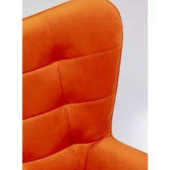 KARE Design Drehsessel Oscar Velvet Orange- Sessel