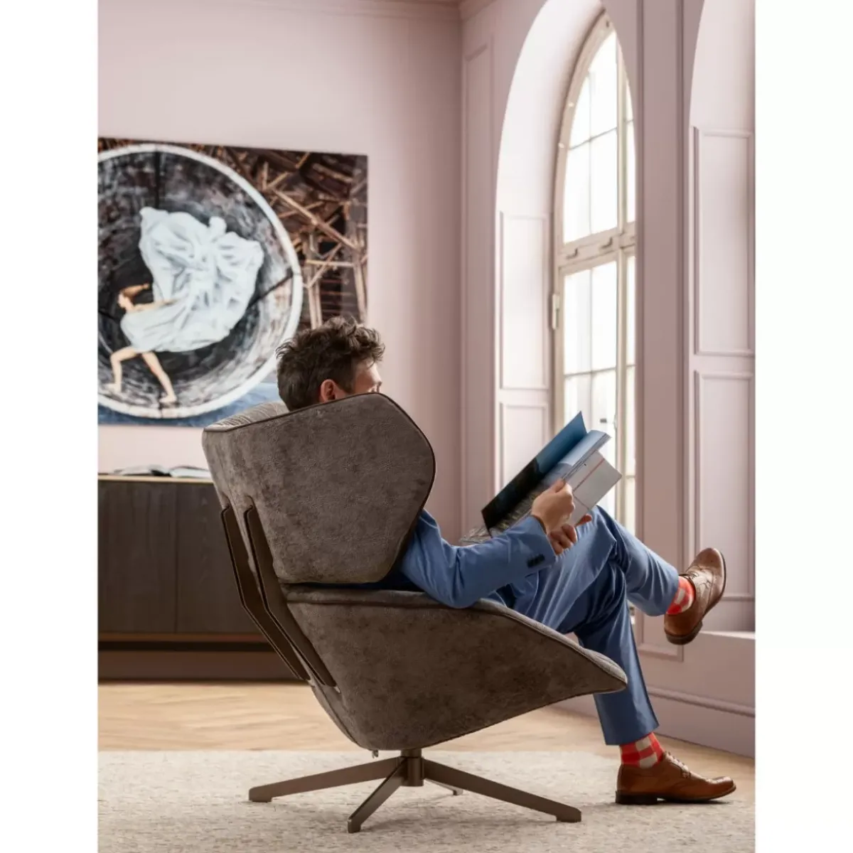 KARE Design Drehsessel Oval Office- Sessel