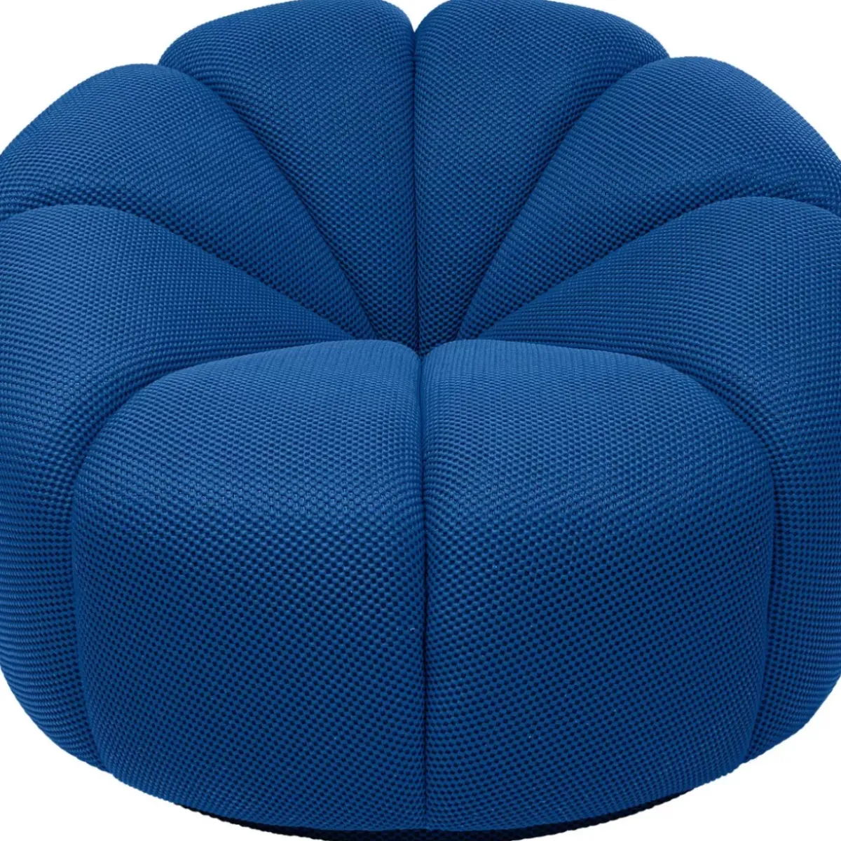 KARE Design Drehsessel Peppo Lounge Blau- Sessel