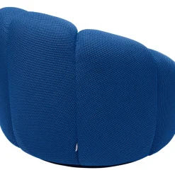 KARE Design Drehsessel Peppo Lounge Blau- Sessel