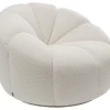 KARE Design Drehsessel Peppo Lounge Weis- Sessel