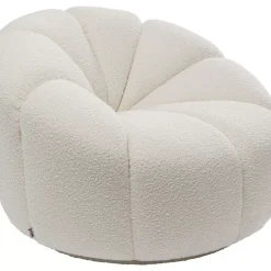 KARE Design Drehsessel Peppo Lounge Weis- Sessel