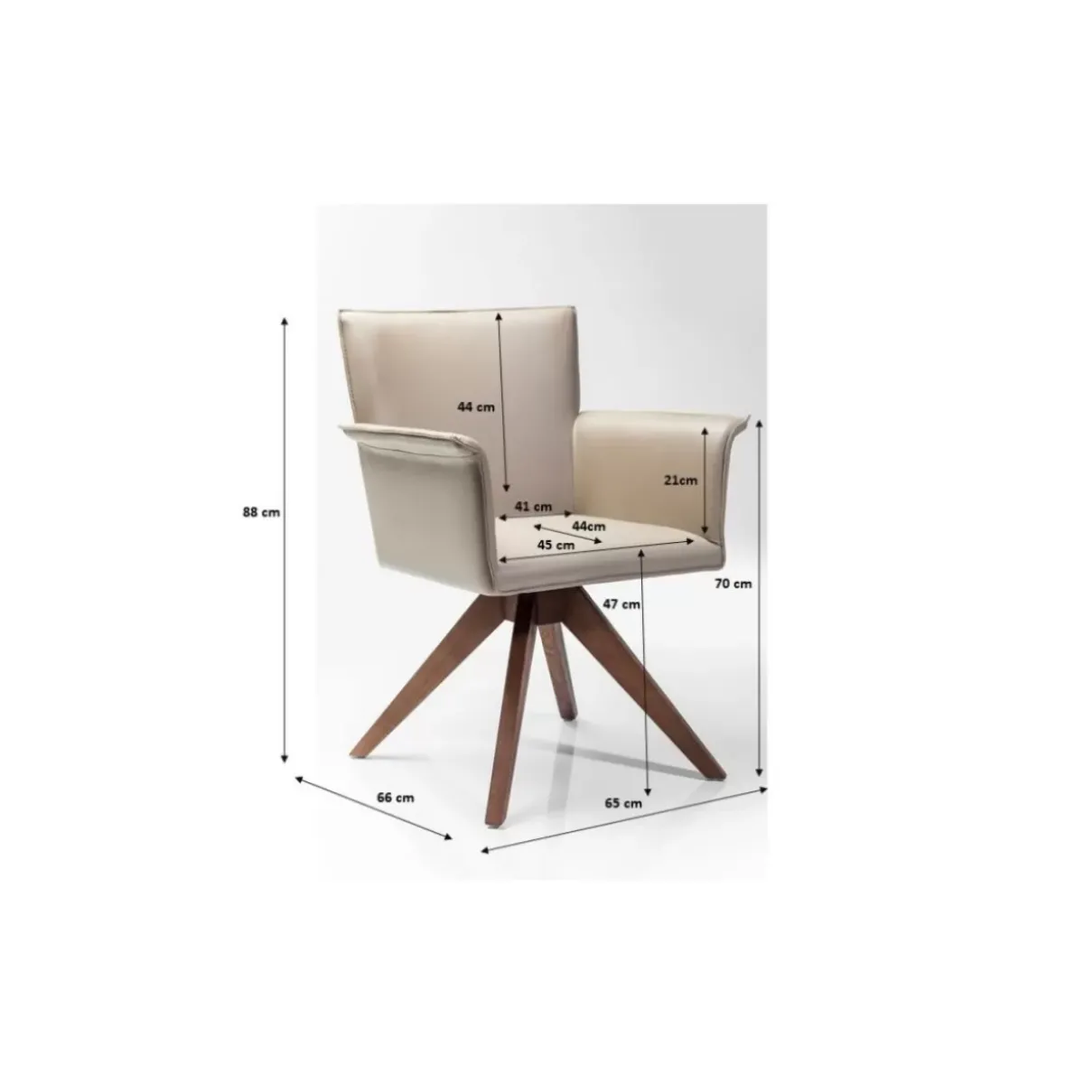 KARE Design Drehstuhl Foxy- Stühle