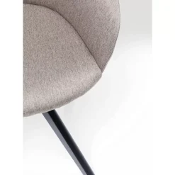 KARE Design Drehstuhl Lady Loco Taupe- Stühle