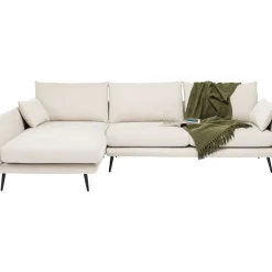 KARE Design Ecksofa Amalfi Links Creme 275Cm- Sofas & Couches