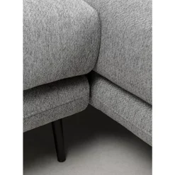 KARE Design Ecksofa Amalfi Links Grau 275Cm- Sofas & Couches