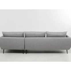 KARE Design Ecksofa Amalfi Links Grau 275Cm- Sofas & Couches
