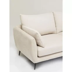 KARE Design Ecksofa Amalfi Rechts Creme 275Cm- Sofas & Couches