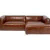 KARE Design Ecksofa Cubetto Leder Braun- Sofas & Couches