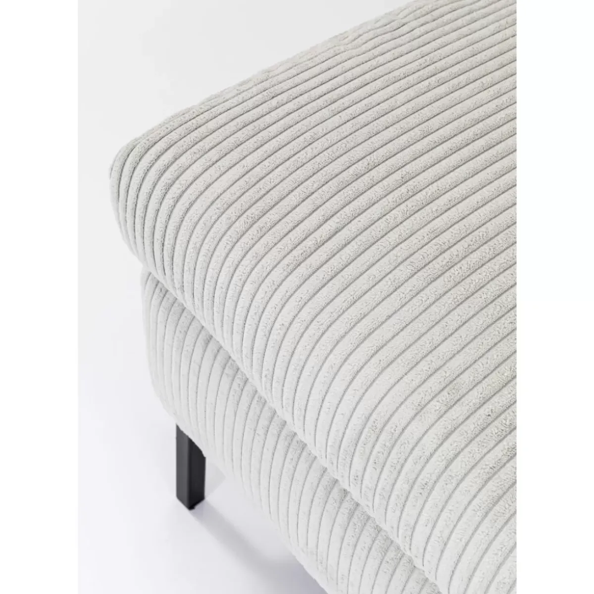 KARE Design Ecksofa Gianni Cord Grau Links- Sofas & Couches