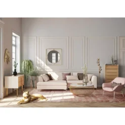 KARE Design Ecksofa Gianni Creme Links- Sofas & Couches