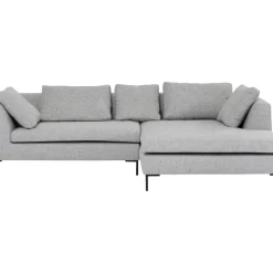 KARE Design Ecksofa Gianni Dolce Hellgrau Rechts- Sofas & Couches