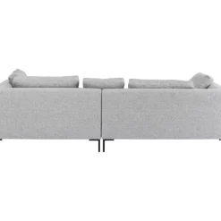 KARE Design Ecksofa Gianni Dolce Hellgrau Rechts- Sofas & Couches