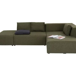 KARE Design Ecksofa Infinity Dolce Grun Rechts- Sofas & Couches