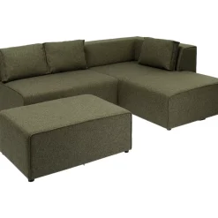KARE Design Ecksofa Infinity Dolce Grun Rechts- Sofas & Couches